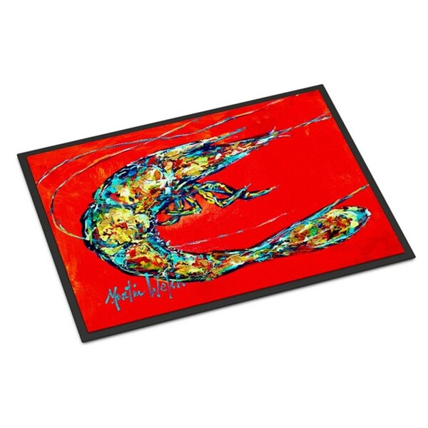 Carolines Treasures Shrimp Boil Indoor or Outdoor Mat, 18 x 27 in. MW1207MAT - main